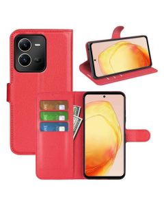 vivo V25 Phone Case Wallet Flip Cover Folio Leather Case Stand Display Card Pocket
