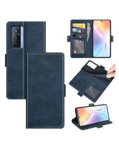 vivo X70 Flip Cover Leather Wallet Case with Dual Magnetic Closure