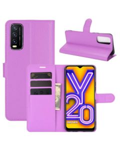 Vivo Y20 Phone Case Wallet Flip Cover Folio Leather Case Stand Display Card Pocket