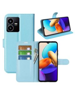 vivo Y22s |vivo Y35 Phone Case Wallet Flip Cover Folio Leather Case Stand Display Card Pocket