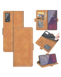 Wiko Power U20 Flip Cover Leather Wallet Case with Dual Magnetic Closure
