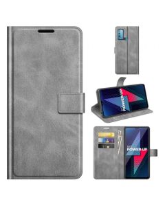 WIKO POWER U30 Flip Cover Leather Wallet Case with Rectangle Magnetic Snap