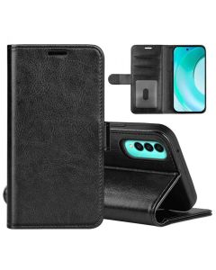 Wiko T50 Flip Folio Leather Wallet Case with ID and Credit Card Pockets