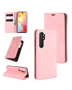 Xiaomi Mi Note 10 Lite Super Soft Leather Flip Cover Phone Case Dual Invisible Magnets Snap