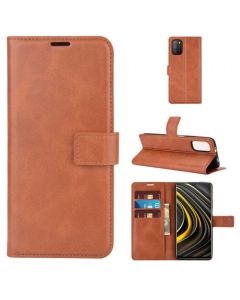 Xiaomi Poco M3 Flip Cover Leather Wallet Case with Rectangle Magnetic Snap