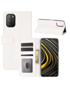 Xiaomi Poco M3 Flip Folio Leather Wallet Case with ID and Credit Card Pockets