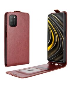 Xiaomi Poco M3 Leather Flip Phone Case Flip Cover Vertical Open Wallet Case