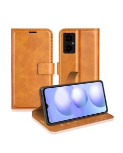 Xiaomi Poco M4 5G Flip Cover Leather Wallet Case with Rectangle Magnetic Snap