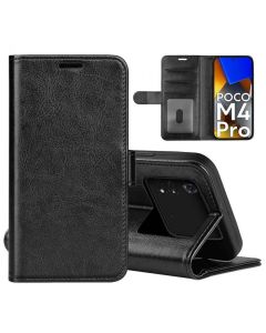 Xiaomi Poco M4 Pro 4G Flip Folio Leather Wallet Case with ID and Credit Card Pockets