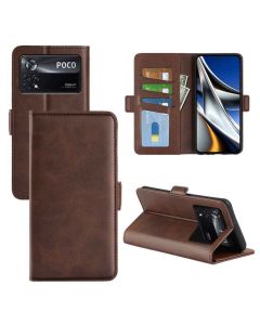 Xiaomi Poco X4 Pro 5G Flip Cover Leather Wallet Case with Dual Magnetic Closure