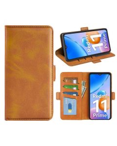Xiaomi Redmi 11 Prime 4G Flip Cover Leather Wallet Case with Dual Magnetic Closure