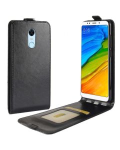 Xiaomi Redmi 5 Plus Leather Flip Phone Case Flip Cover Vertical Open Wallet Case