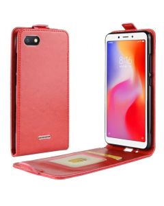 Xiaomi Redmi 6A Leather Flip Phone Case Flip Cover Vertical Open Wallet Case