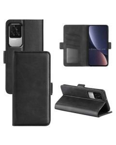 Xiaomi Redmi K50 Flip Cover Leather Wallet Case with Dual Magnetic Closure