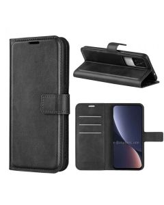 Xiaomi Redmi K50 Flip Cover Leather Wallet Case with Rectangle Magnetic Snap
