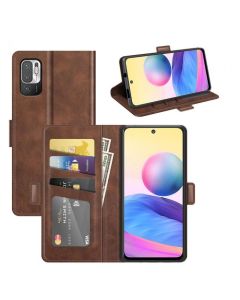 Xiaomi Redmi Note 10 5G Flip Cover Leather Wallet Case with Dual Magnetic Closure