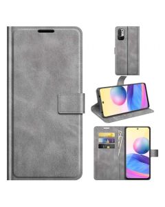 Xiaomi Redmi Note 10 JE Flip Cover Leather Wallet Case with Rectangle Magnetic Snap