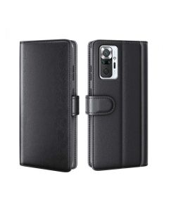 Xiaomi Redmi Note 10 Pro /Redmi Note 10 Pro Max Phone Case Wallet Flip Cover Folio Genuine Leather Case Stand Display Card Pocket