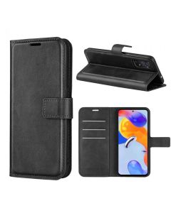 Xiaomi Redmi Note 11 Pro Flip Cover Leather Wallet Case with Rectangle Magnetic Snap