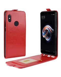 Xiaomi Redmi Note 5 Pro Leather Flip Phone Case Flip Cover Vertical Open Wallet Case