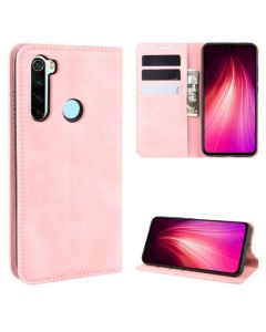 Xiaomi Redmi Note 8 Super Soft Leather Flip Cover Phone Case Dual Invisible Magnets Snap