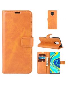 Xiaomi Redmi Note 9 Pro Flip Cover Leather Wallet Case with Rectangle Magnetic Snap
