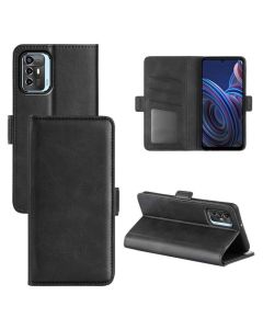 ZTE Blade A72 5G Flip Cover Leather Wallet Case with Dual Magnetic Closure