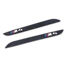 Pair of M4 Fender Grille Side Vent Logo Emblem Badge Stickers