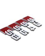 3D Metal S3 S4 S5 S6 S8 Car Sticker for Audi
