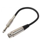 6.35mm(1/4") Balanced TRS male to Cannon XLR cable