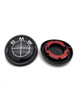 BMW F15 F16 X5 X6 Roundel Logo Hatch Back Trunk Emblem |Black
