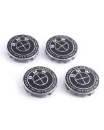 4pcs BMW & Kith Car Wheel Center Cap 68mm/56mm Emblem Auto Logo Badge