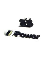M Power Grille Emblem for BMW [Matte Black-Colored]