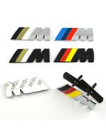 Chrome Metal M Power Car Front Grill M Badge Logo EMBLEM for BMW M3 X5 E46