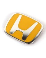 Honda front emblem rear badge steering wheel emblem | Yellow