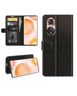 Honor 50 Flip Folio Leather Wallet Case with ID and Credit Card Pockets