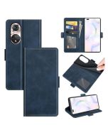Honor 50 Pro Flip Cover Leather Wallet Case with Dual Magnetic Closure