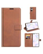 Honor 50 Pro Flip Cover Leather Wallet Case with Rectangle Magnetic Snap