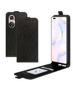 Honor 50 Pro Leather Flip Phone Case Flip Cover Vertical Open Wallet Case