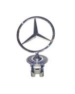Hood Emblem Mercedes Benz Silver Star Emblem A1248800086