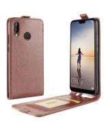 Huawei P20 Lite Leather Flip Phone Case Flip Cover Vertical Open Wallet Case
