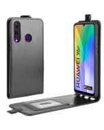 Huawei Y6p Leather Flip Phone Case Flip Cover Vertical Open Wallet Case