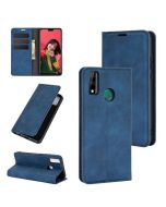 HUAWEI Y8s Super Soft Leather Flip Cover Phone Case Dual Invisible Magnets Snap