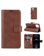 iPhone 12 Pro Max Flip Cover Leather Wallet Case with Rectangle Magnetic Snap