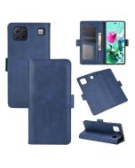 LG K92 5G Flip Cover Leather Wallet Case with Dual Magnetic Closure
