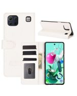 LG K92 5G Flip Folio Leather Wallet Case with ID and Credit Card Pockets