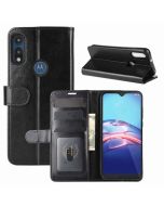 Motorola Moto E (2020) Flip Folio Leather Wallet Case with ID and Credit Card Pockets