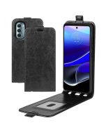 Motorola moto g 5g (2022) Leather Flip Phone Case Flip Cover Vertical Open Wallet Case