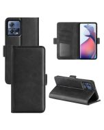 Motorola moto S30 Pro Flip Cover Leather Wallet Case with Dual Magnetic Closure