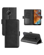 Nokia G300 Flip Cover Leather Wallet Case with Dual Magnetic Closure